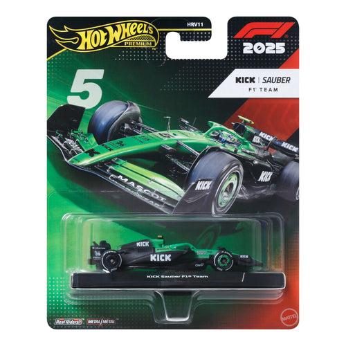 Hot Wheels Premium Kick Sauber 2025 Formula 1® Team #5, Hot Wheels product photograph published by Mattel Creations