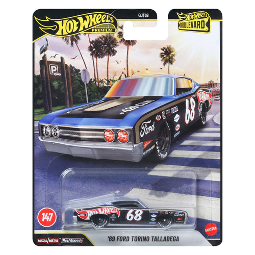 Hot Wheels Premium Boulevard '69 Ford Torino Talladega, Hot Wheels product photograph published by Mattel Creations