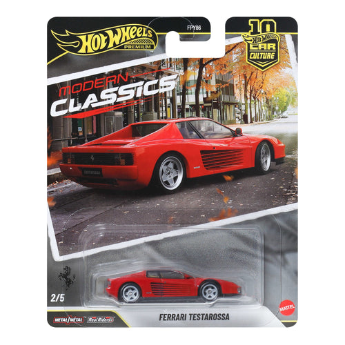 Hot Wheels Premium Car Culture Ferrari Testarossa, Hot Wheels product photograph published by Mattel Creations