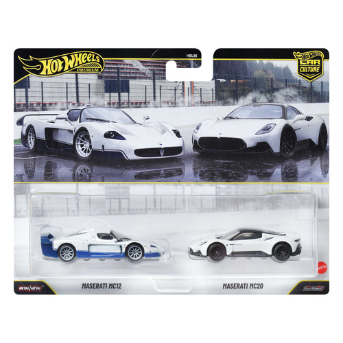 Hot Wheels Premium Car Culture Maserati 2-Pack, Mattel Creations product photograph