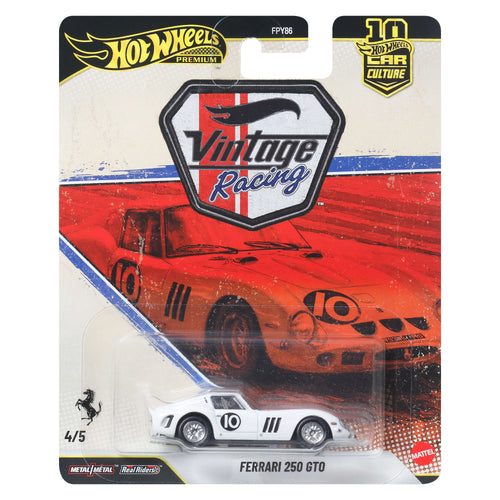 Hot Wheels Premium Car Culture Ferrari 250 GTO Vintage Racing, Mattel Creations product photograph