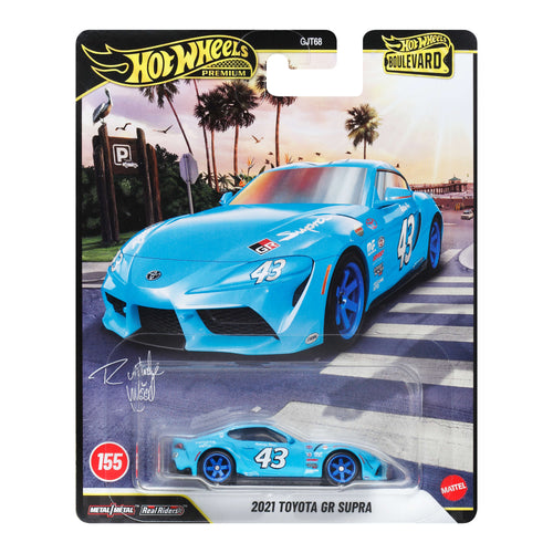 Hot Wheels Premium Boulevard 2021 Toyota GR Supra, Mattel Creations product photograph