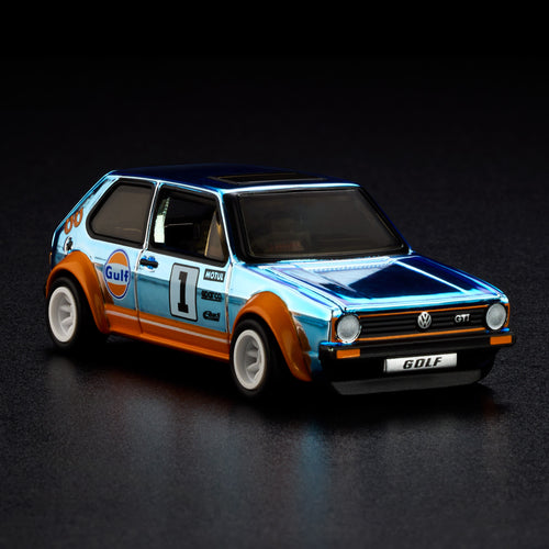Hot Wheels RLC Exclusive 1976 Volkswagen Golf Mk1 GTI, Mattel Creations product photograph