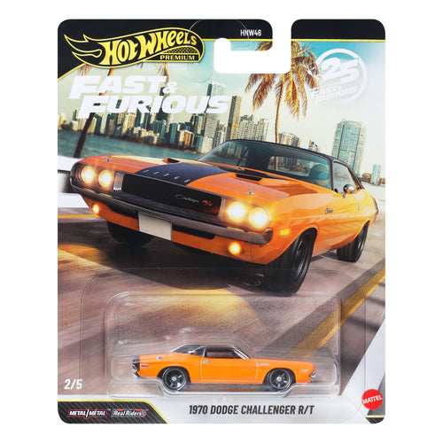 Hot Wheels Premium Fast & Furious 1970 Dodge Challenger R/T, Mattel Creations product photograph