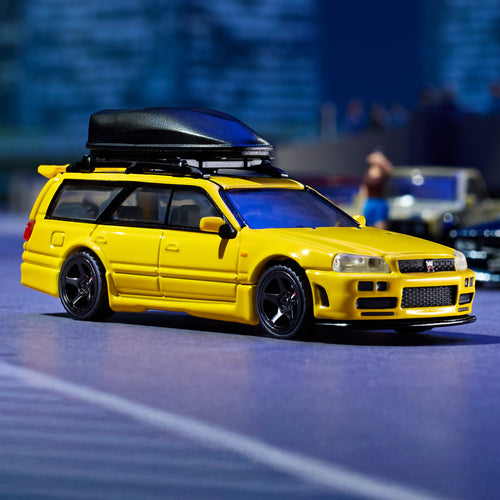 Hot Wheels Elite 64 Mod Shop Nissan Stagea, Mattel Creations product photograph