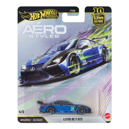 Hot Wheels Premium Car Culture Aéro Styles Lexus RC F GT3, Mattel Creations product photograph