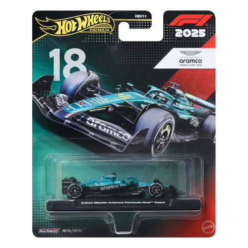 Hot Wheels Premium 2025 Formula 1® Aston Martin Aramco Team #18, Mattel Creations product photograph