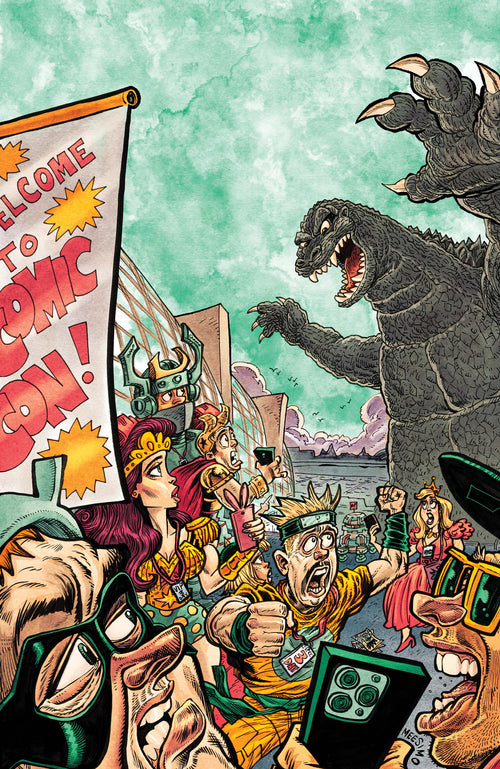 Godzilla Vs. America: San Diego - IDW Exclusive, IDW Publishing product photograph