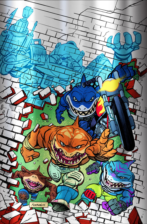 Street Sharks #1 - IDW Foil Exclusive, IDW Publishing product photograph