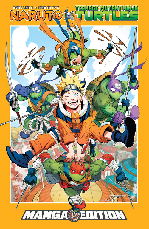 Naruto x Teenage Mutant Ninja Turtles--Manga Style Edition, IDW Publishing product photograph