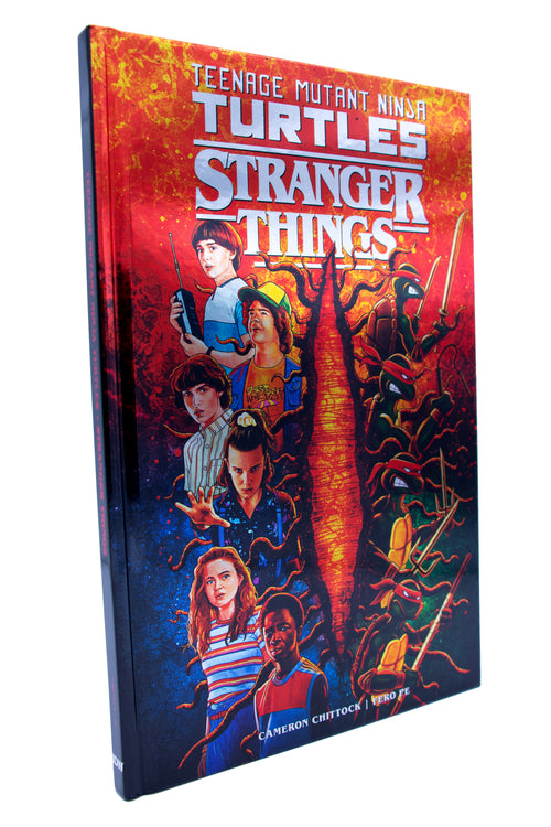 Teenage Mutant Ninja Turtles x Stranger Things - IDW Exclusive Hardcover, IDW Publishing product photograph