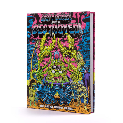 Dirty Donny Must Be Destroyed: The Art of Donny Gillies: Deluxe Edition - IDW Exclusive, Dirty Donny Must Be Destroyed: The Art of Donny Gillies: DELUXE action figure, IDW Publishing product photograph