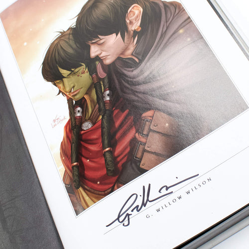 The Hunger and the Dusk Deluxe Edition - IDW Exclusive Signed Hardcover, The Hunger and the Dusk DELUXE action figure, IDW Publishing product photograph