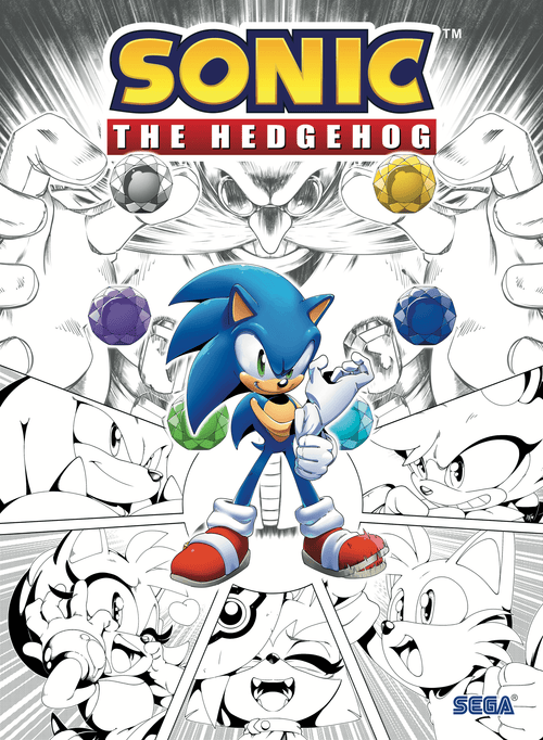 Sonic the Hedgehog: The IDW Comic Art Collection, IDW Publishing product photograph