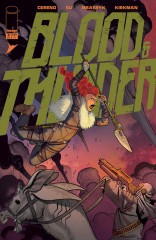 Cover of Blood & Thunder #9, published by Image