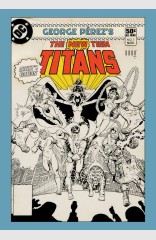 Cover of George Perezs New Teen Titans Artists Edition HC, published by Image