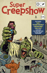 Cover of SUPER CREEPSHOW #5, published by Image
