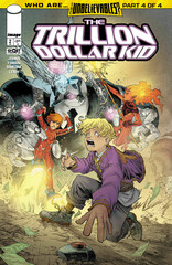 Cover of THE TRILLION DOLLAR KID #2, published by Image