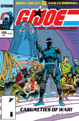 Cover of G.I. JOE: A REAL AMERICAN HERO #109 HAMA FILES EDITION, published by Image