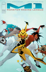 Cover of M1 MONSTER RACING LEAGUE #4, published by Image