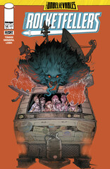 Cover of THE ROCKETFELLERS #14, published by Image