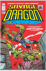Cover of SAVAGE DRAGON #282, published by Image