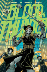 Cover of BLOOD & THUNDER #18, published by Image