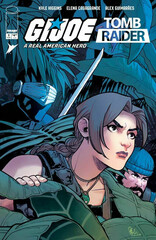 Cover of GI JOE A REAL AMERICAN HERO TOMB RAIDER #2, published by Image