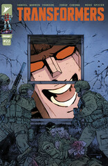 Cover of Transformers #22, published by Image