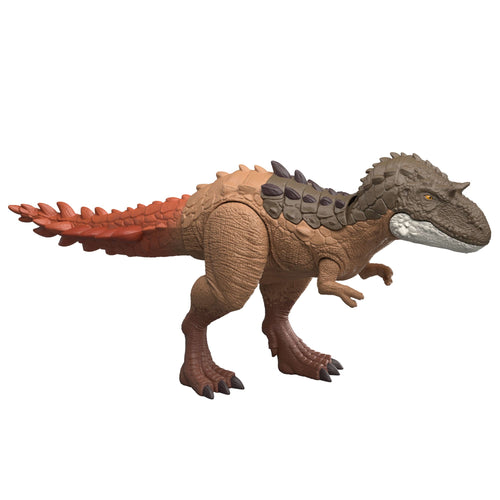 Jurassic World Gigantic Thrashers Gorgosaurus Dinosaur Action Figure Toy, 2 Attacks & Evolve Feature, Jurassic World product photograph published by Mattel