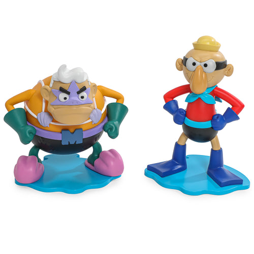 SpongeBob SquarePants - Mermaidman & Barnacleboy Vinyl Mini Figure 2-Pack, Kidrobot art figures product photograph published by Kidrobot