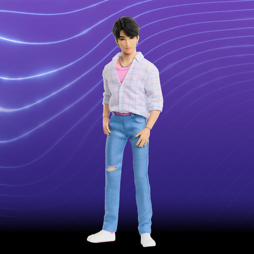 KPop Demon Hunters Jinu Fashion Doll, Mattel Creations product photograph