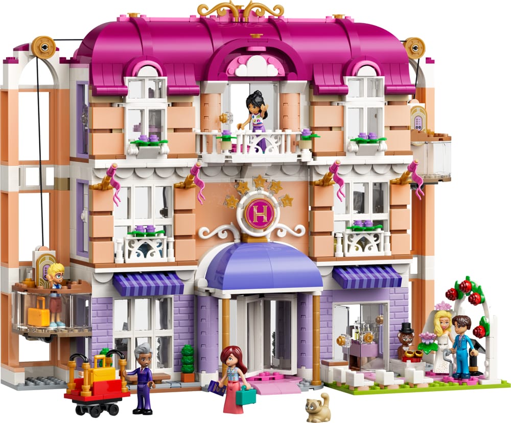 LEGO Friends set 42704 Heartlake City Grand Hotel, 1,406 pieces, LEGO product photograph