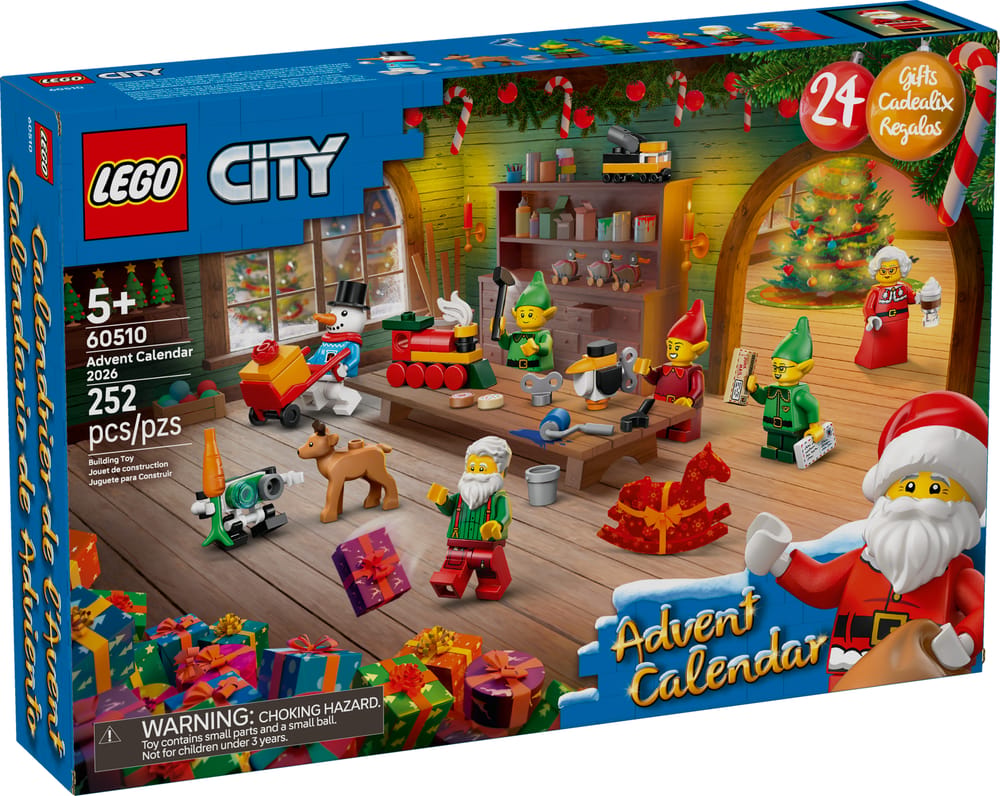 LEGO City set 60510 LEGO® City Advent Calendar 2026, 252 pieces, LEGO product photograph