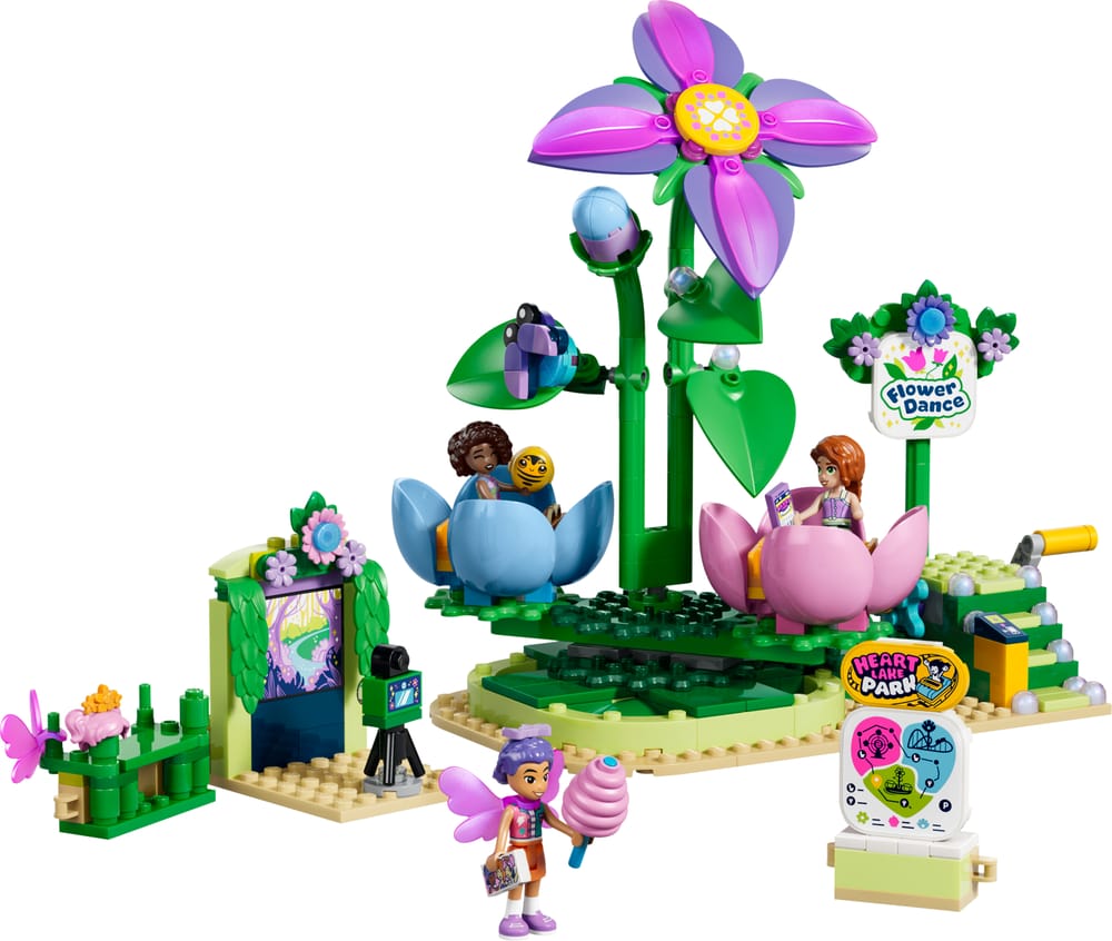 LEGO Friends set 42702 Spinning Flower & Fairy Teacup Ride, 321 pieces, LEGO product photograph