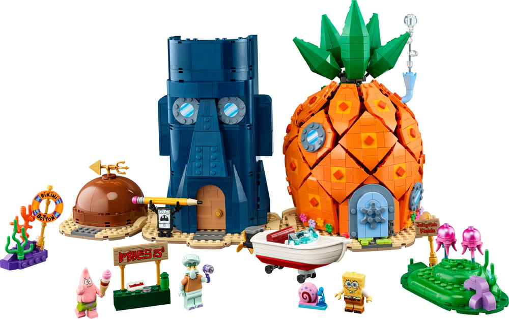 LEGO Icons set 11386 SpongeBob SquarePants: Bikini Bottom, 1,794 pieces, LEGO product photograph