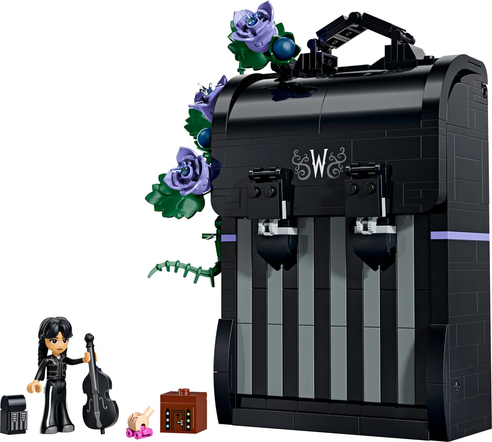 LEGO Wednesday set 76787 Wednesday Backpack, 401 pieces, LEGO product photograph