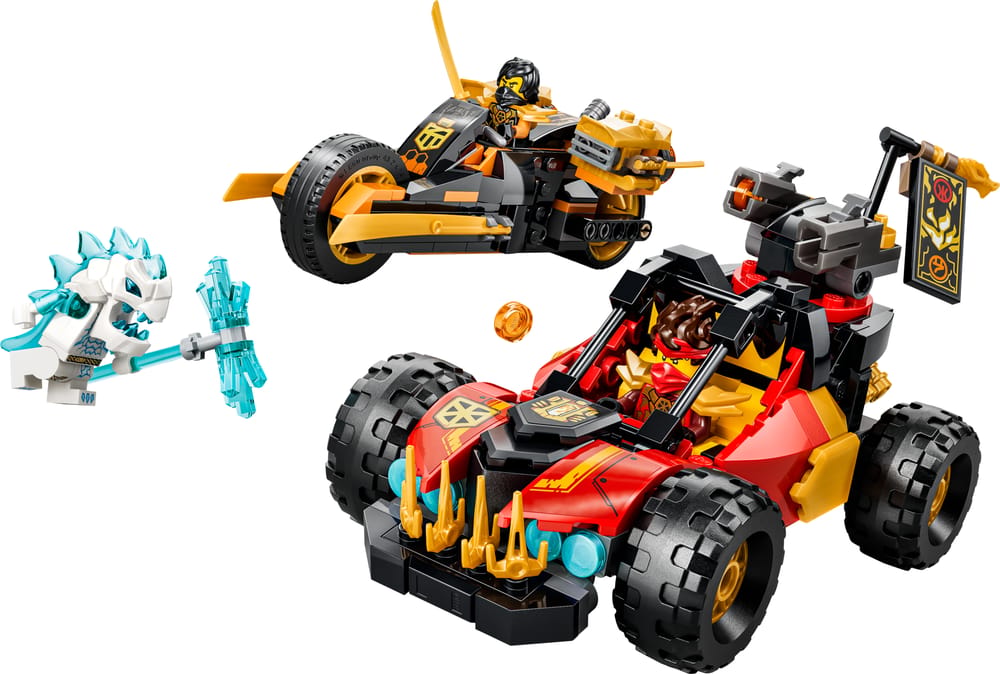 LEGO NINJAGO set 71864 Kai and Cole's Combiner Vehicles, 394 pieces, LEGO product photograph