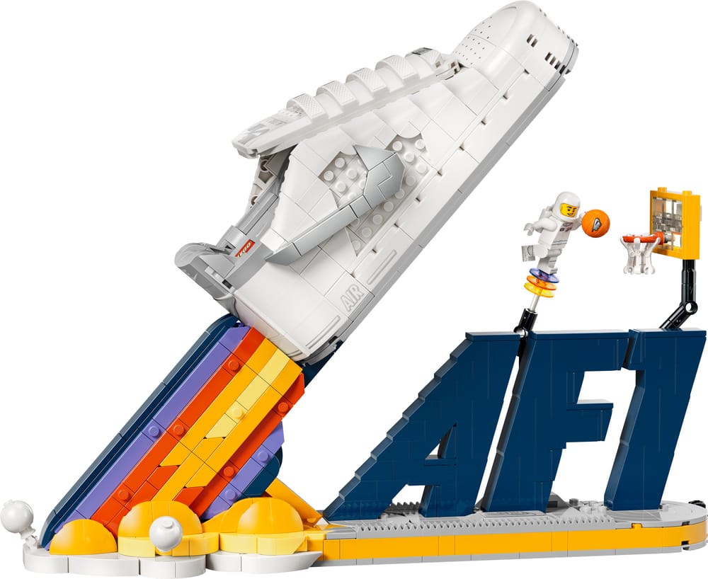 LEGO Nike set 43026 Nike Air Force 1 x LEGO® Set, 1,093 pieces, LEGO product photograph