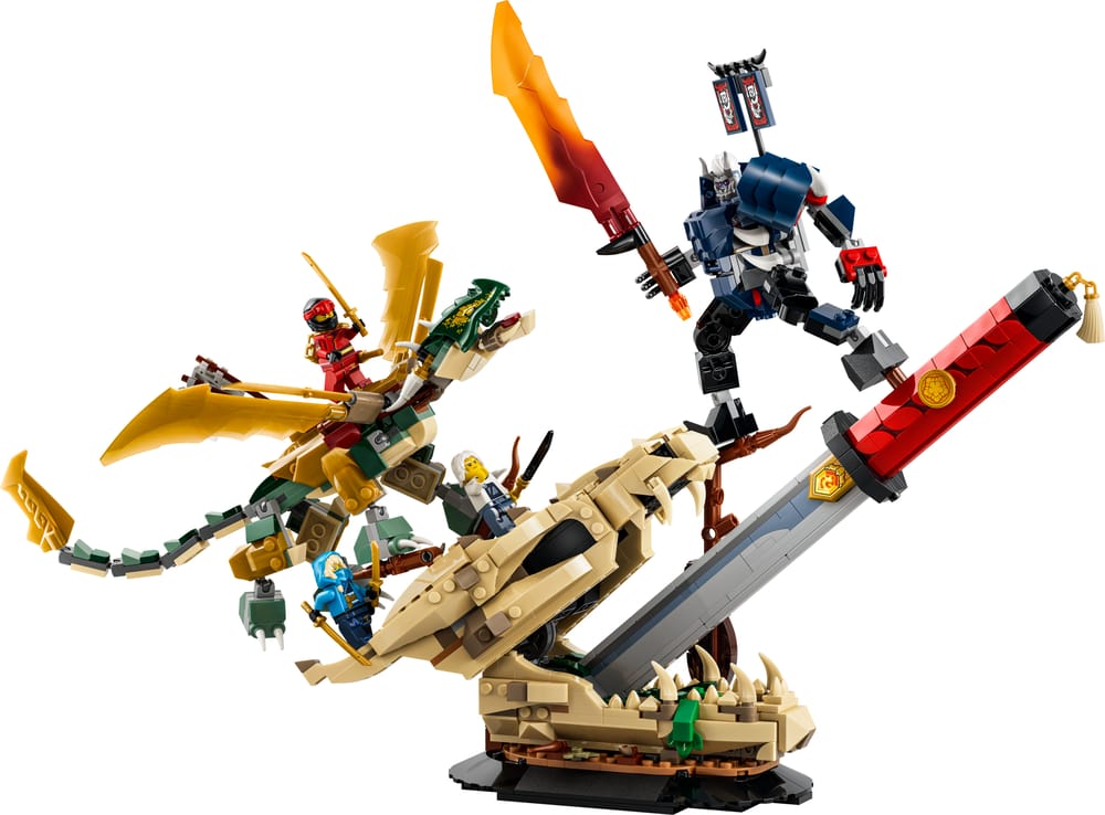 LEGO NINJAGO set 71871 Battle at the Dragon's Blade, 1,016 pieces, LEGO product photograph