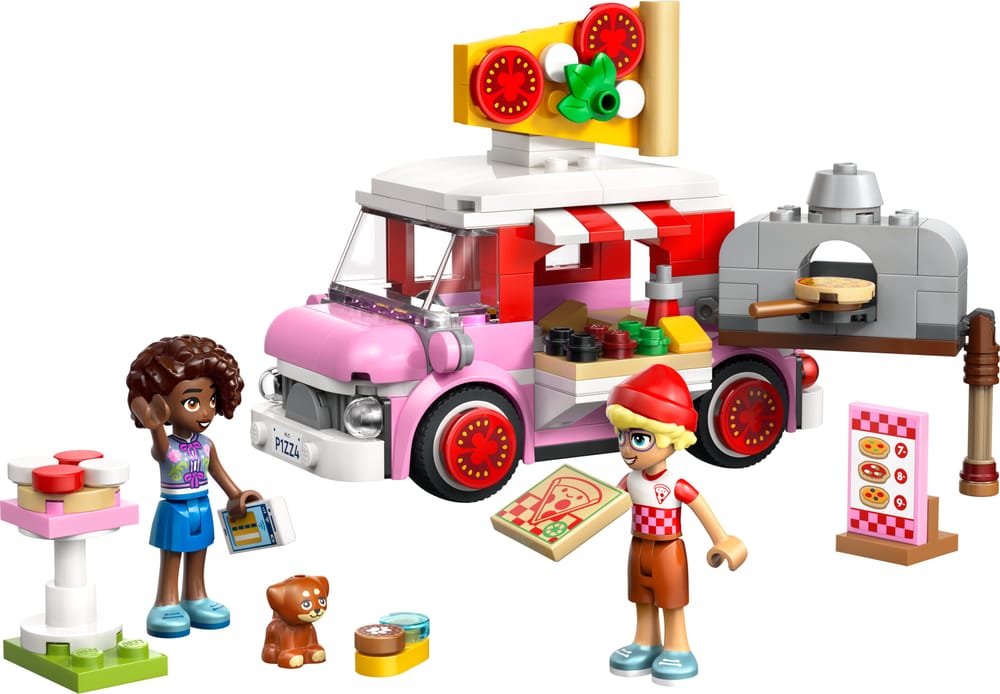 LEGO Friends set 42694 Pizza Truck, 190 pieces, LEGO product photograph
