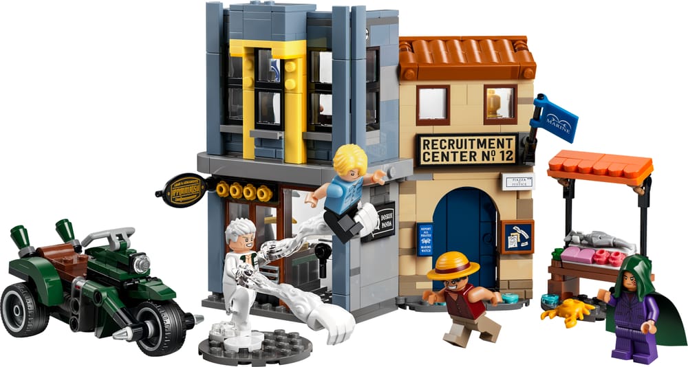 LEGO One Piece set 75642 Showdown with Captain Smoker, 547 pieces, LEGO product photograph