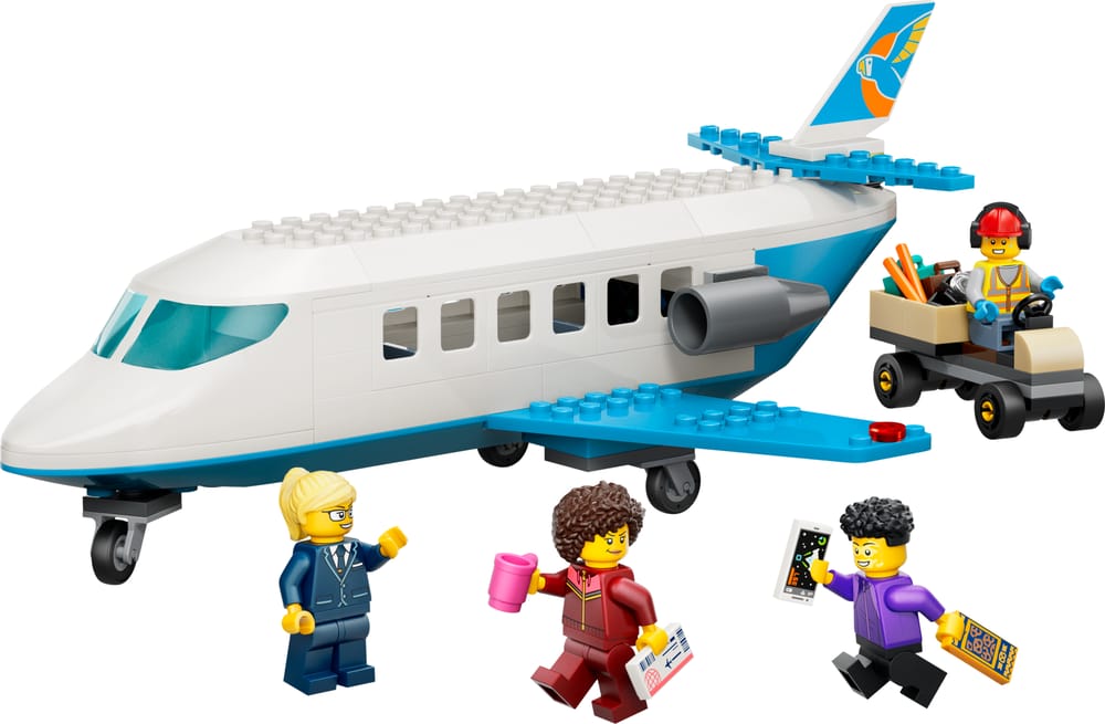 LEGO City set 60492 Passenger Jet, 118 pieces, LEGO product photograph
