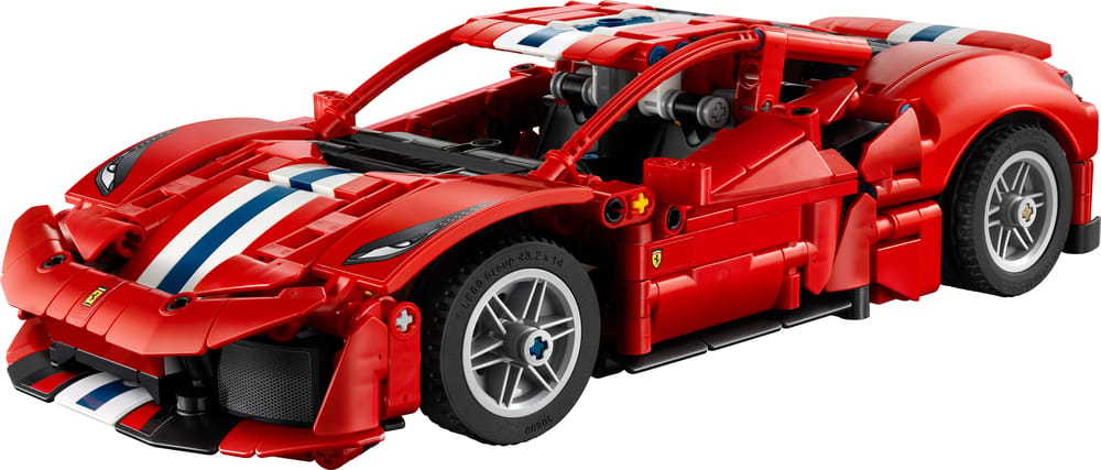 LEGO Technic set 42235 Ferrari 488 Pista Car, 882 pieces, LEGO product photograph