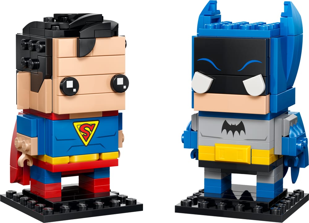 LEGO DC set 40859 Golden Age Superman™ and Batman™ Figures, 218 pieces, LEGO product photograph