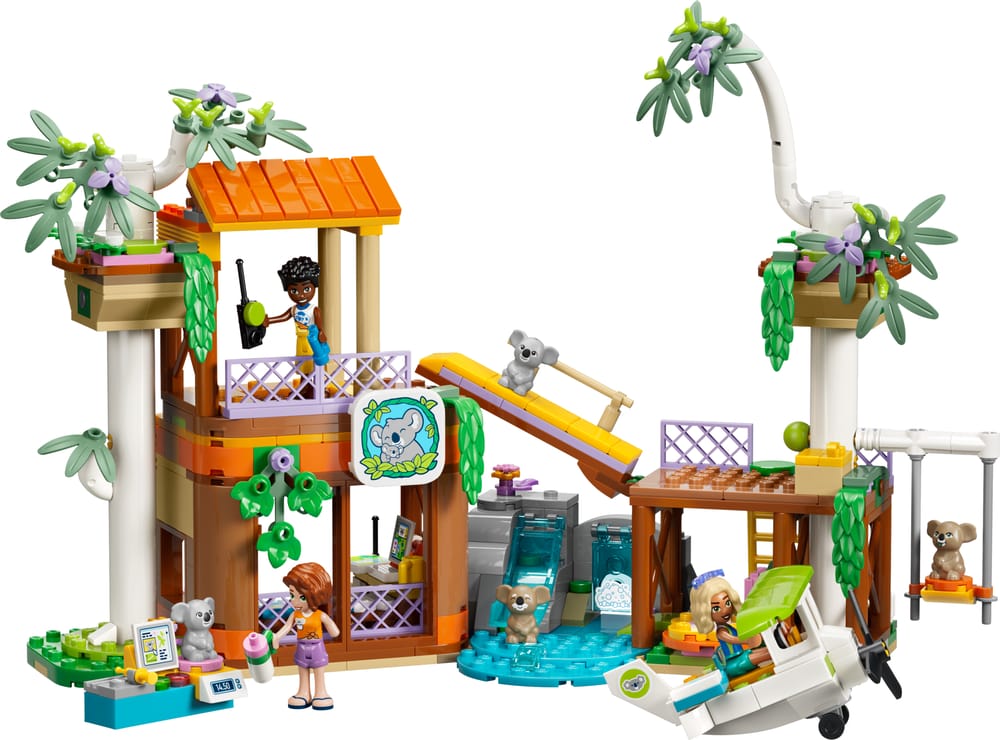 LEGO Friends set 42701 Koala Habitat & Care Center, 521 pieces, LEGO product photograph