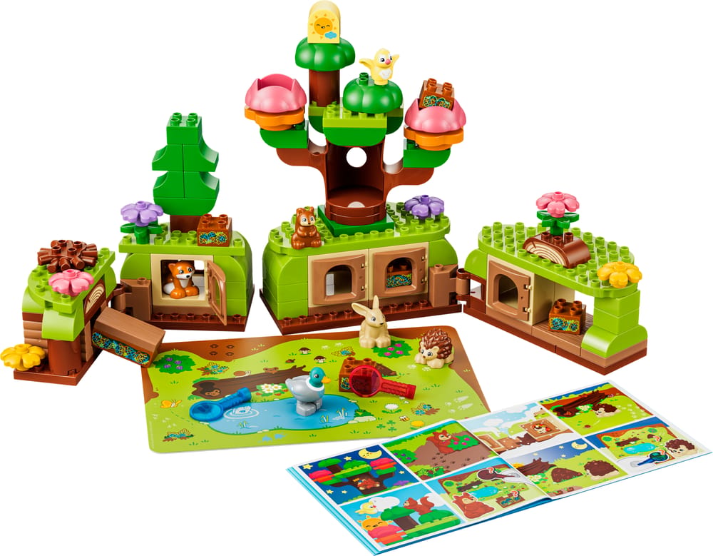 LEGO DUPLO set 10480 Discovery Forest with Wild Animals, 131 pieces, LEGO product photograph