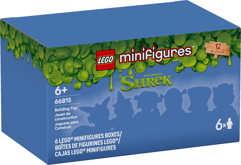 LEGO Minifigures set 66815 Shrek Series 6 Pack, 42 pieces, LEGO product photograph