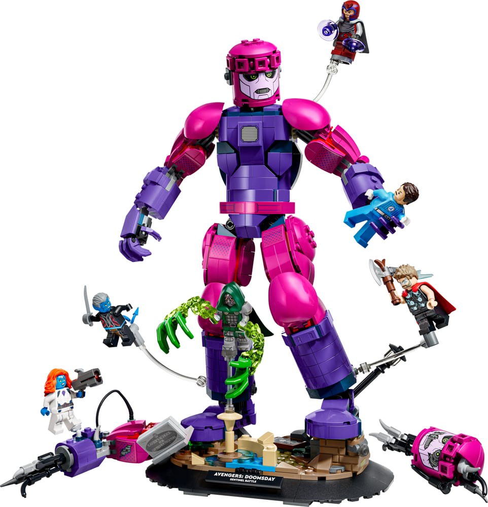 LEGO Marvel set 76348 Epic Battle: Avengers: Doomsday, 846 pieces, LEGO product photograph