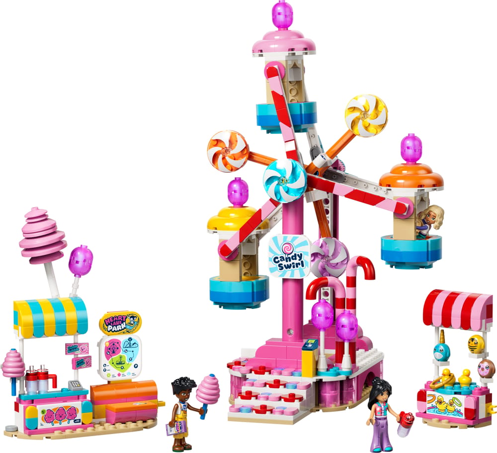 LEGO Friends set 42700 Candy & Cupcake Ferris Wheel, 602 pieces, LEGO product photograph